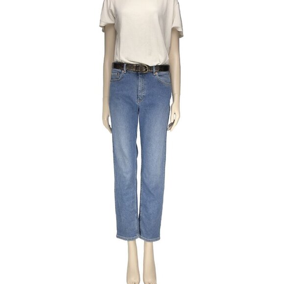 & Other Stories Jeans Embroided Sequins Cropped Paris Atelier s 29 - Picture 10 of 16